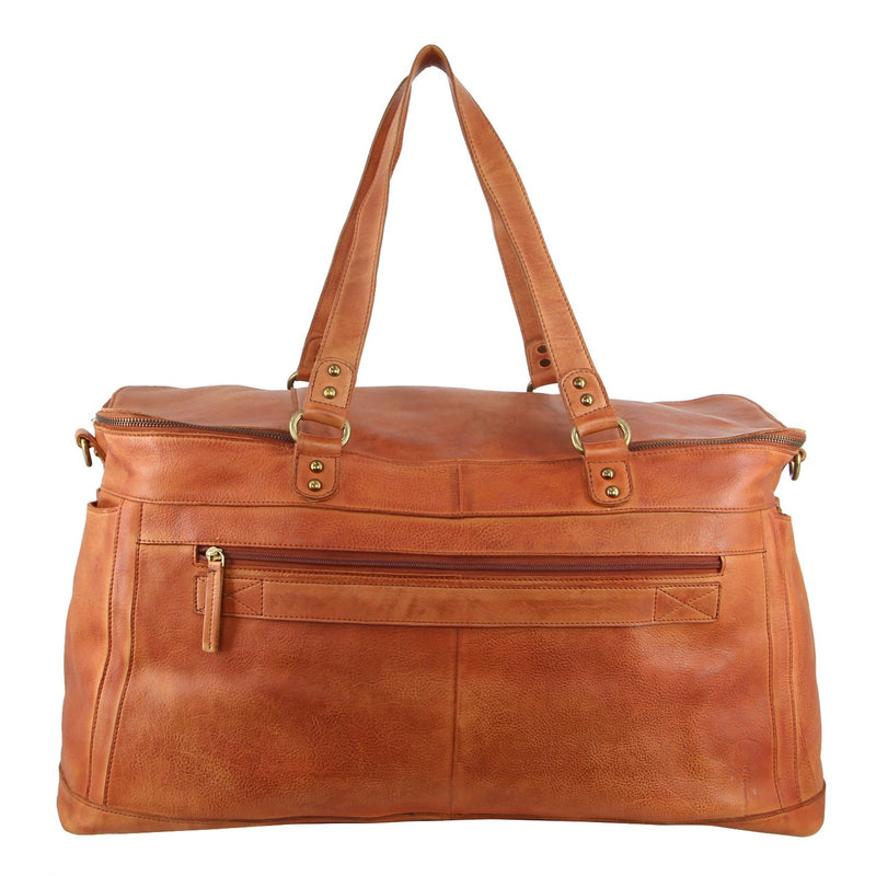 Pierre Cardin Burnished Leather Overnight Bag PC3342
