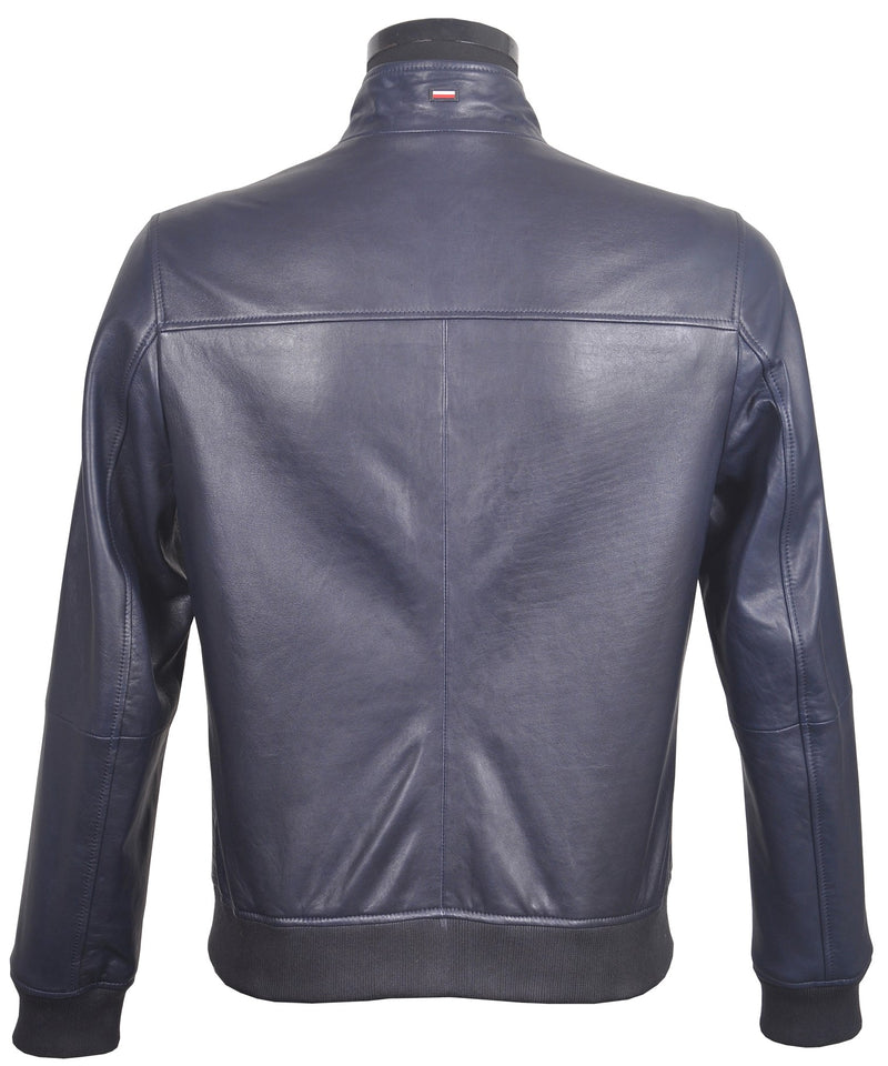 Men's Leather Zip Jacket - PF24