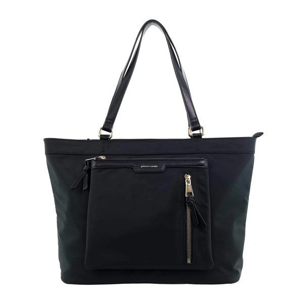 Pierre Cardin Nylon/Vegan Leather Tote Bag PC4113