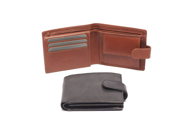Oran Saffron Men's Leather RFID Wallet ORBK98