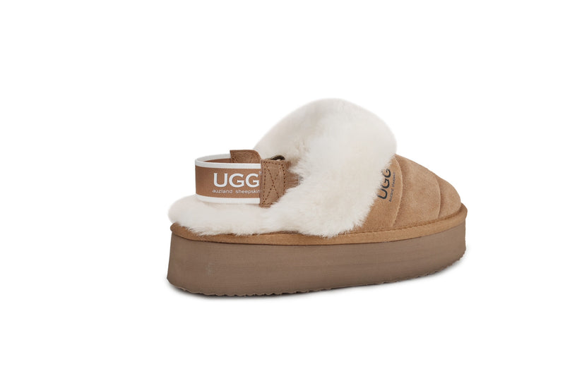 Ugg Platform Slipper/ Scuff Australian Sheepskin AUZ58