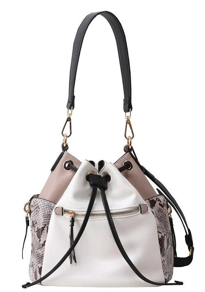 Sutton Vegan Leather Fashion Bucket Bag SU65909