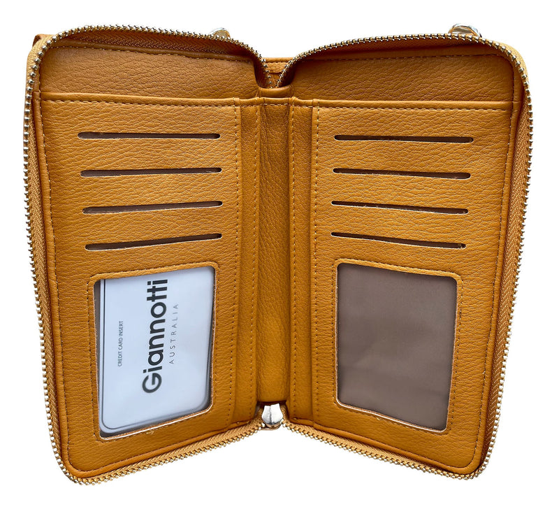 Gianotti Larissa Woven Crossbody Wallet/Phone Bag 00336V