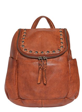 Modapelle Vintage Leather Studded Backpack 5940