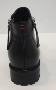 Leather Zip Short Boot HAN32