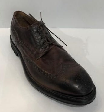 Men's Leather Brogue Laceup CLB039