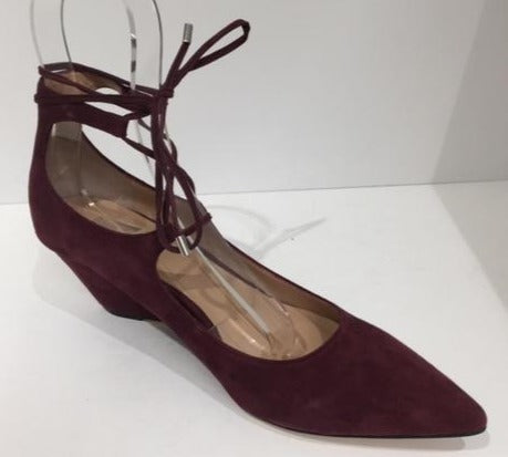 Italian Suede Ankle Tie Court SMWILLY