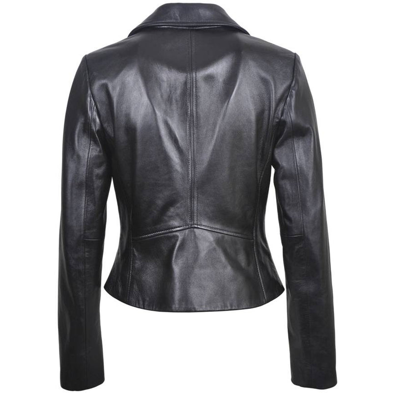 Women's Italian Leather Biker Jacket JW356 – SIRICCO
