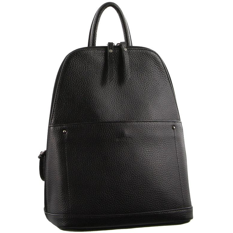 Milleni Ladies Nappa Leather Twin Zip Backpack NL2442