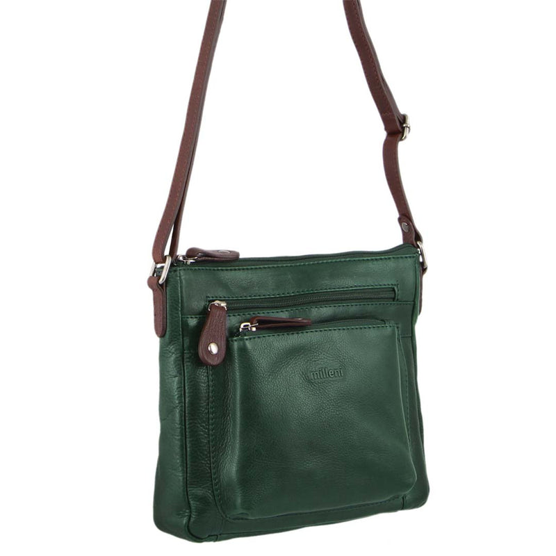 Milleni Leather Cross Body Bag NL2598