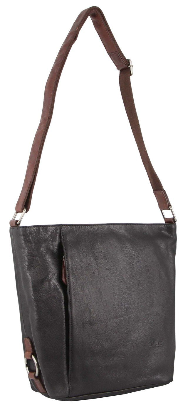 Milleni  Soft  Italian Leather Crossbody Bag  NL9801