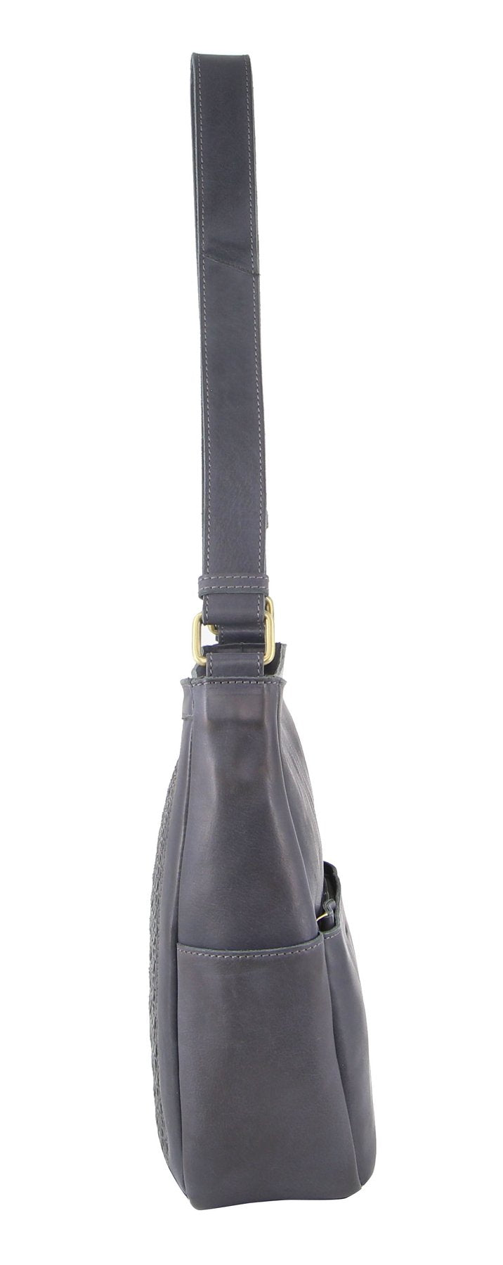 Pierre Cardin Large Woven Leather Crossbody Bag PC3349