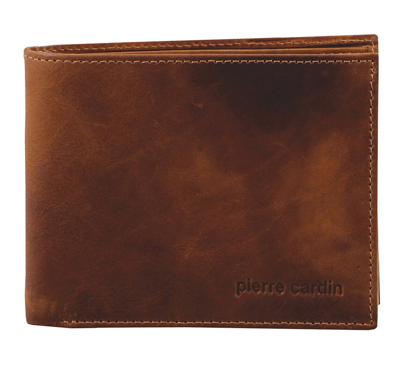 Pierre Cardin Rustic Leather Wallet RFID Protect PC2819
