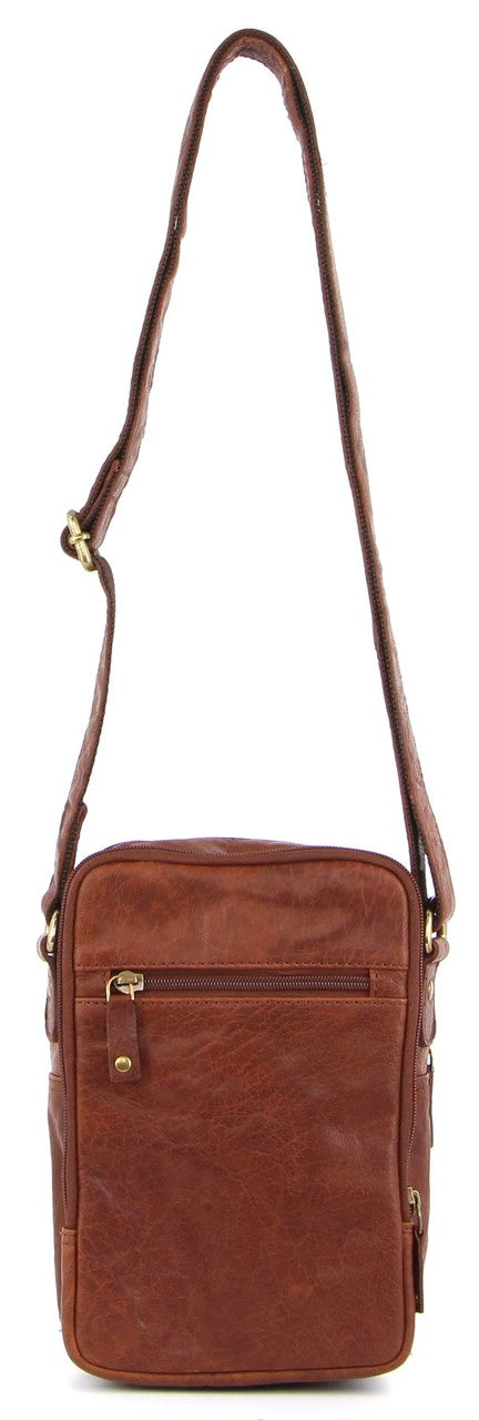 Pierre Cardin Rustic Leather Crossbody Bag PC3129