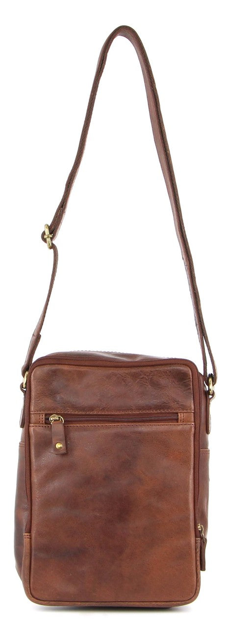 Pierre Cardin Rustic Leather Crossbody Bag PC3130