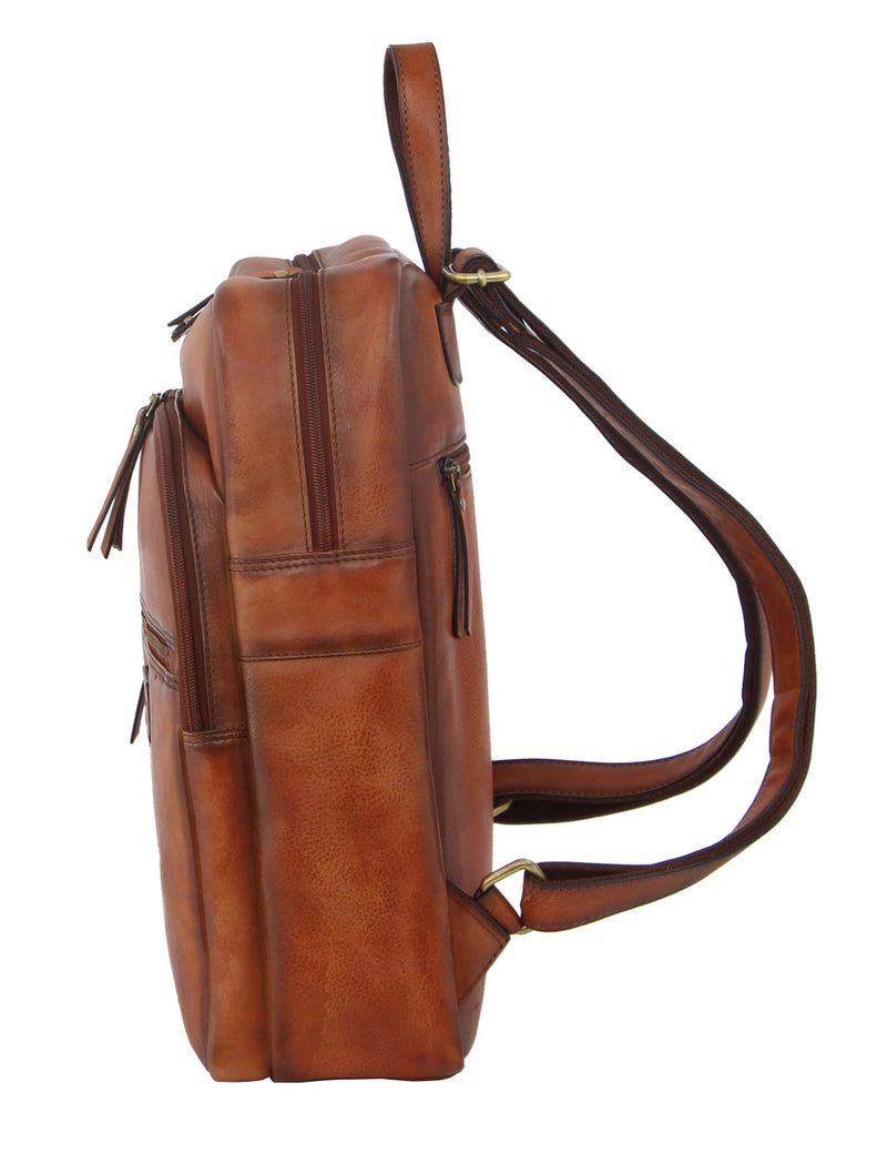 Pierre Cardin Rustic Leather Backpack PC3332
