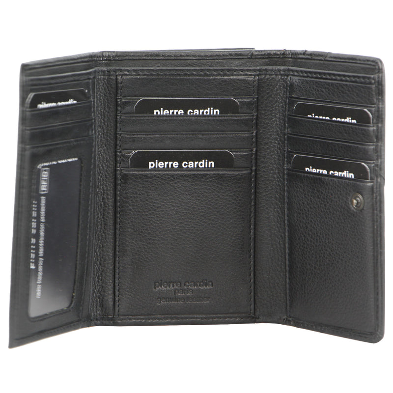 Pierre Cardin Herringbone Italian Leather Wallet PC3474