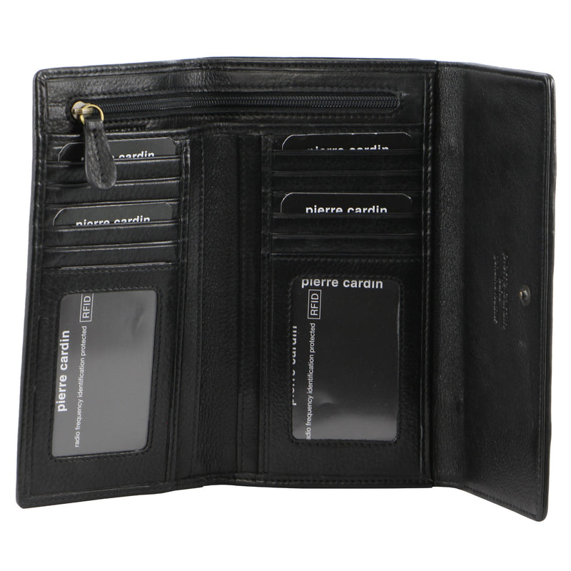 Pierre Cardin Woven Italian Leather Wallet PC3489
