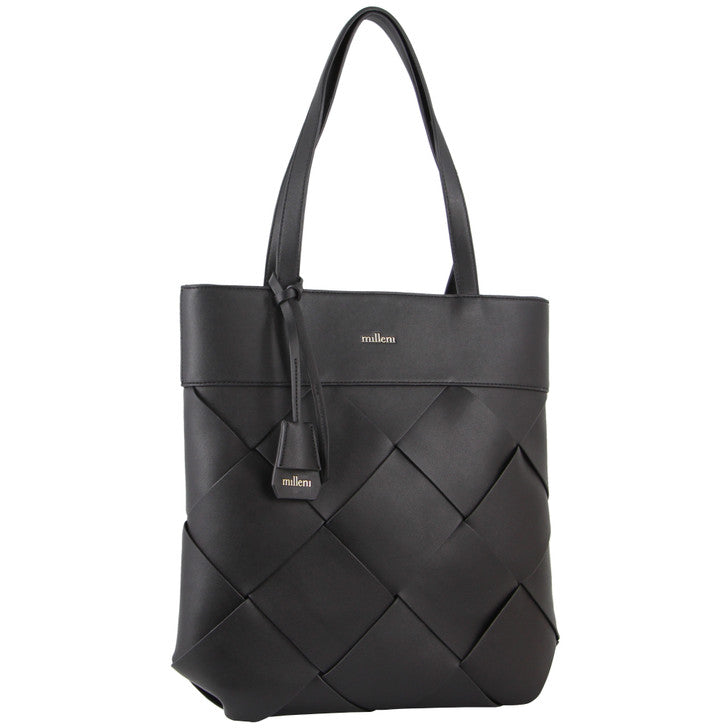Milleni Woven Fashion Tote Handbag PV 3536