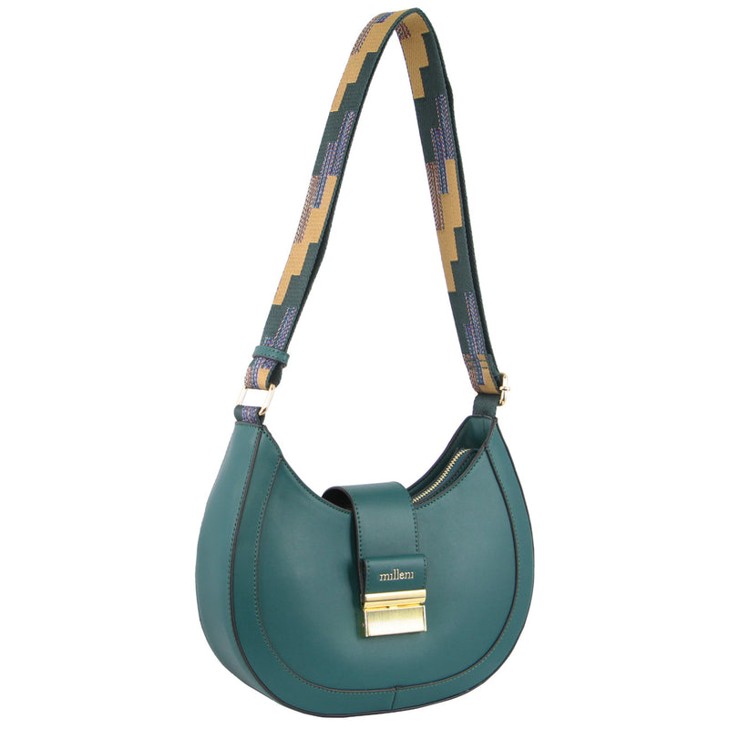 Milleni Ladies Fashion Cross-Body Bag PV 3541 Green
