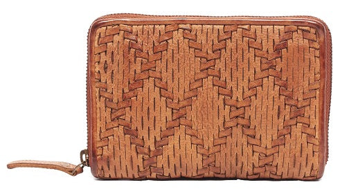 Oran Summer Woven Leather Wallet ORRH4405
