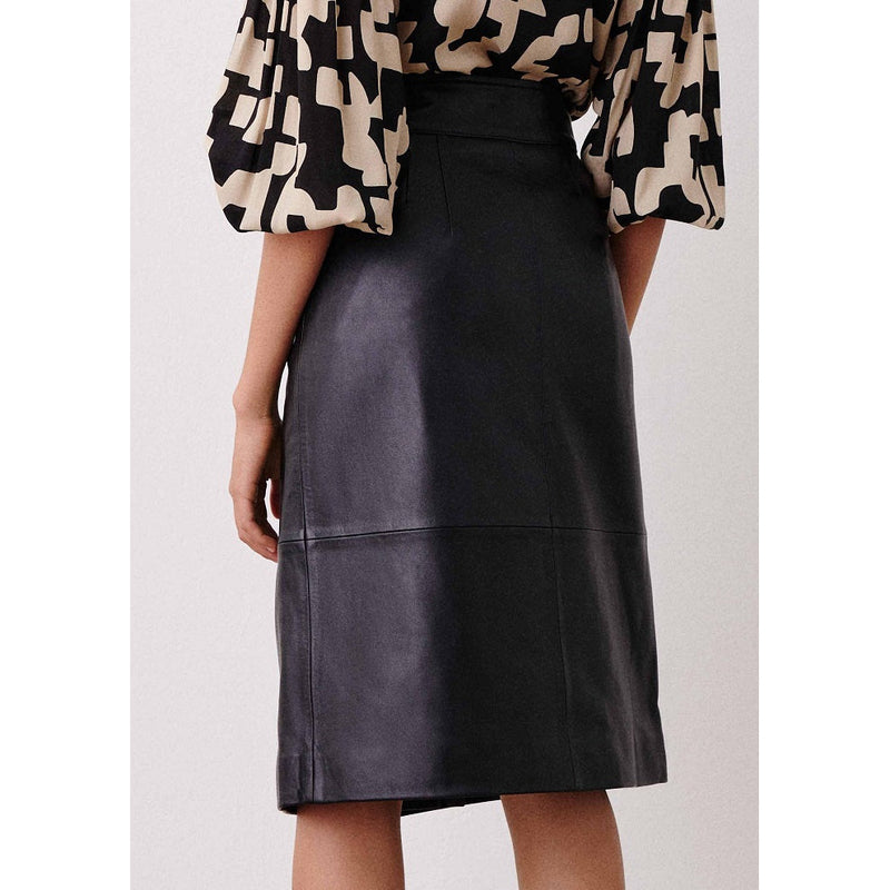 Women's Soft Lambskin Sara Wrap Skirt