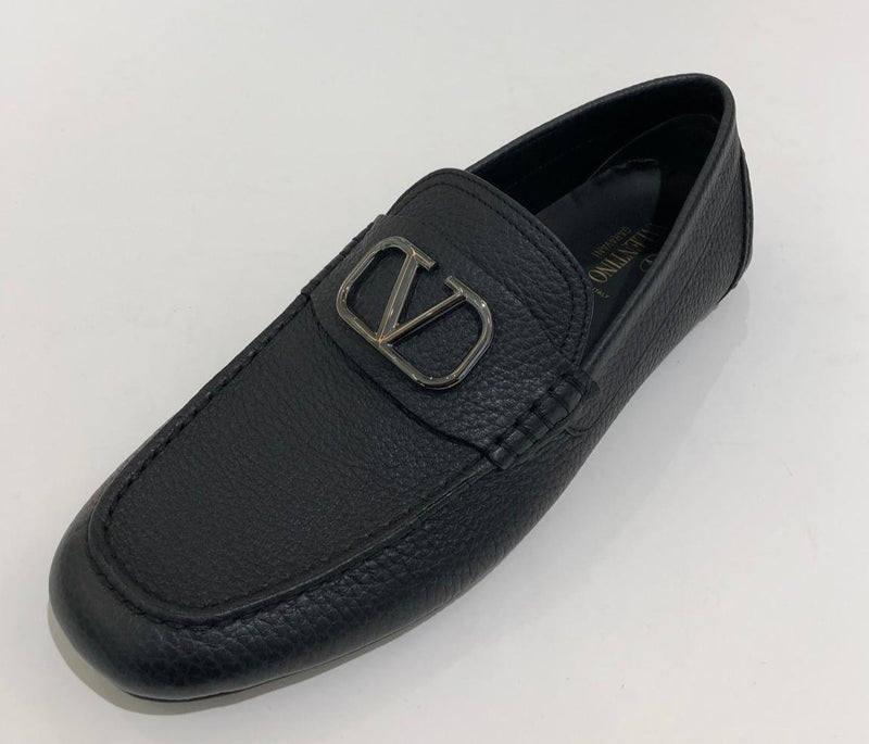Valentino  Leather Car Shoe Loafer  VACC32