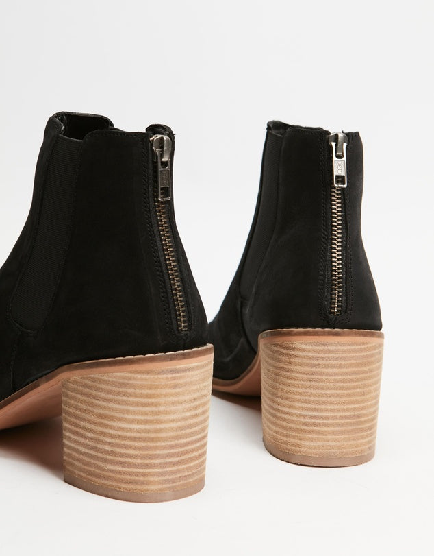Human Premium Gibs Nubuk Leather Ankle Boot