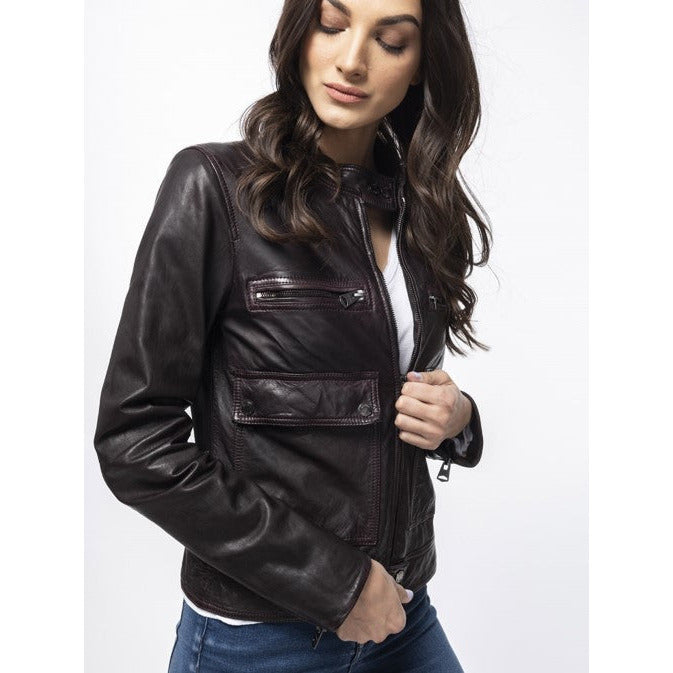 Women's  Hope Leather Short Jacket