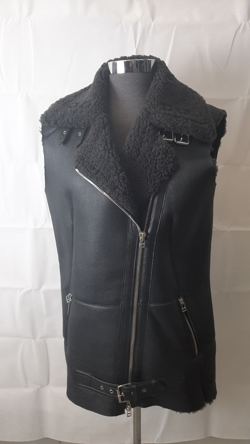 Siricco Double-face Women’s Fur Long Vest M0665