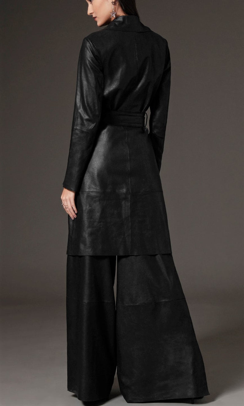 Women's Laura Napalan 3/4Leather Coat
