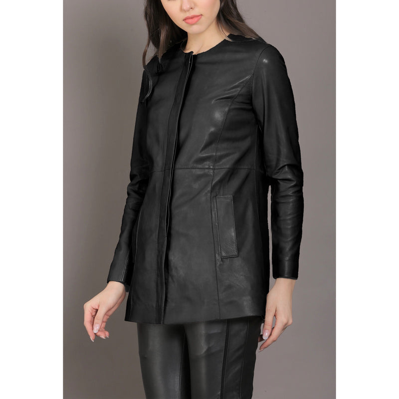 Women's Italian Leather Jacket - Lilly