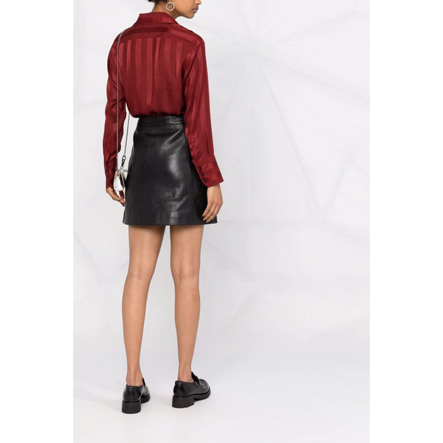 Mariana Soft Leather Short Skirt
