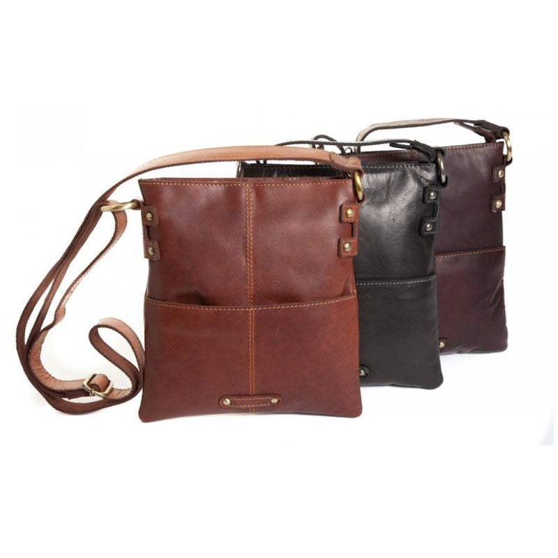 Oran Amy Vintage Leather  Crossbody  Bag OB7157