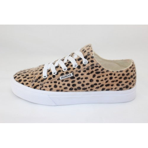 Human Premium Ocean Leopard Print  Sneakers