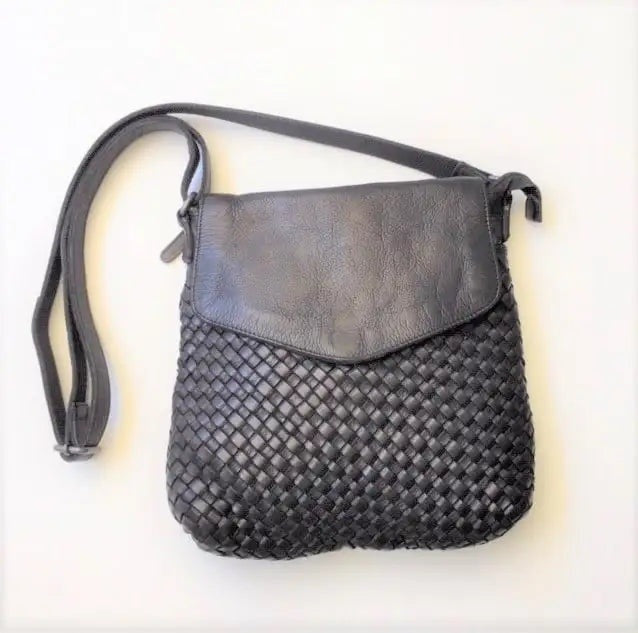 Oran Woven  Women's Leather Crossbody Bag ORRH3035