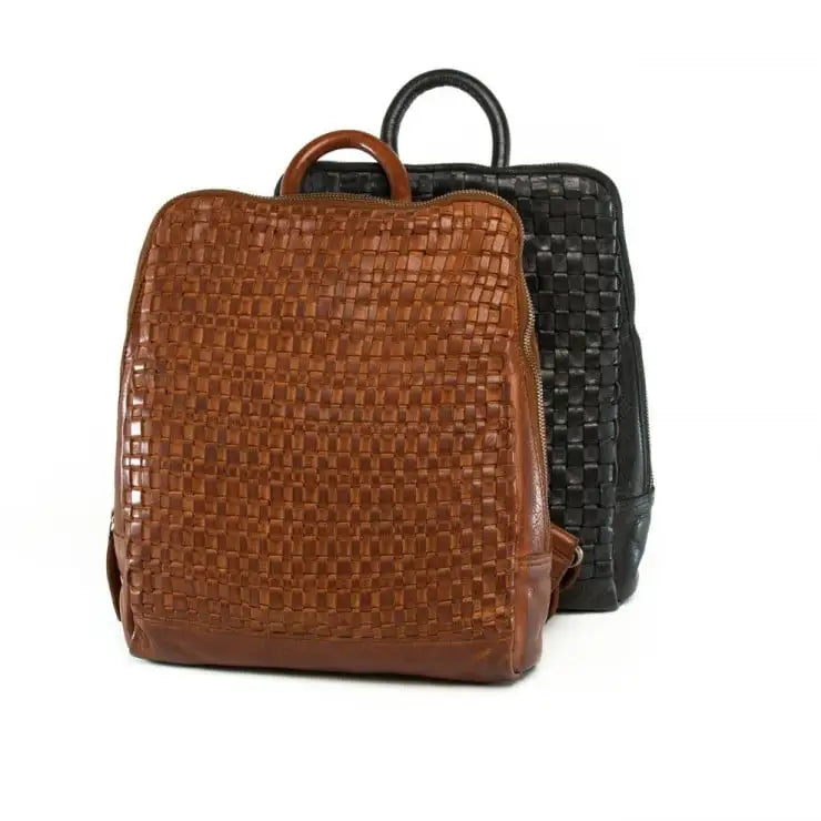 Cortez's Vintage Oiled Cowhide Backpack, Leather Backpack
