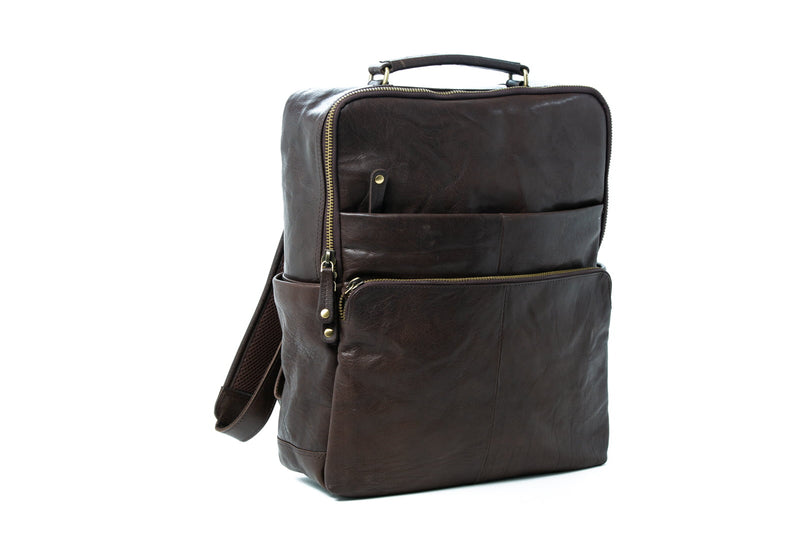 Oran Samuel Vintage Leather Backpack  OB793