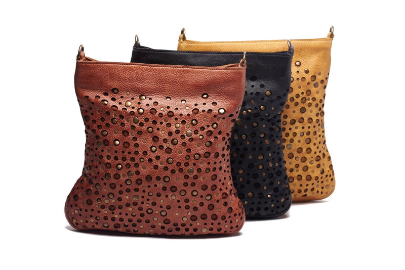 Oran Nicole Women's Leather Saddle Bag  ORRH2518 CLEARANCE