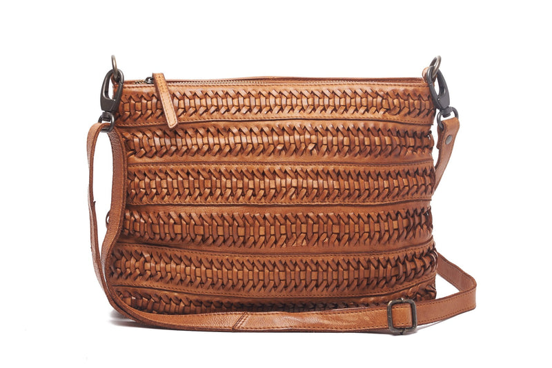Oran Clara Woven Leather Shoulder Bag  RH-41309